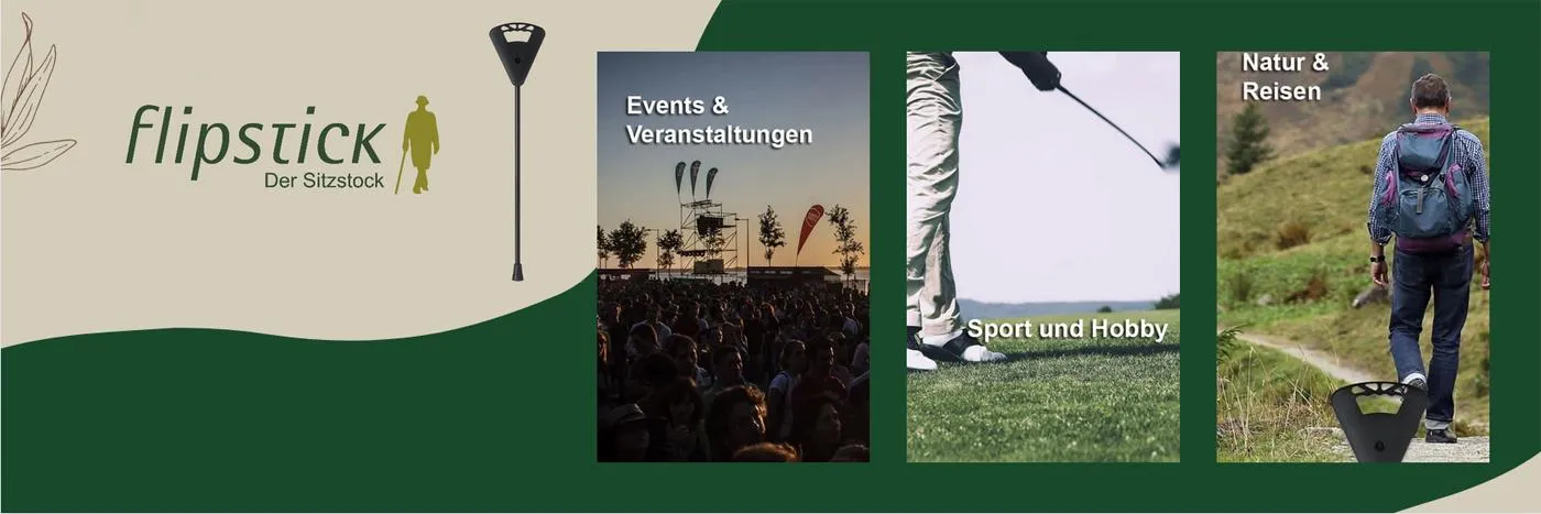 Flipstick der Sitzstock