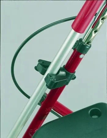 Gehstockhalter Befestigung an 19+20mm Rohren, für Gehstöcke mit D= 20-30 mm