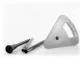 Seat stick foldable and height adjustable white with bag