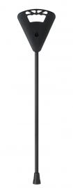 Seat stick extra long height adjustable black