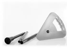 Flipstick Sitting Stick extra corto plegable blanco